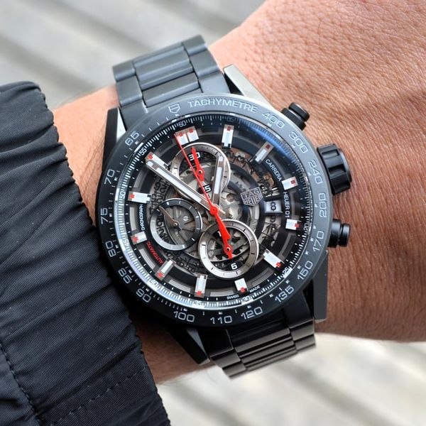[WTS] TAG Heuer Carrera 01 Chronograph Black Ceramic Skelet…