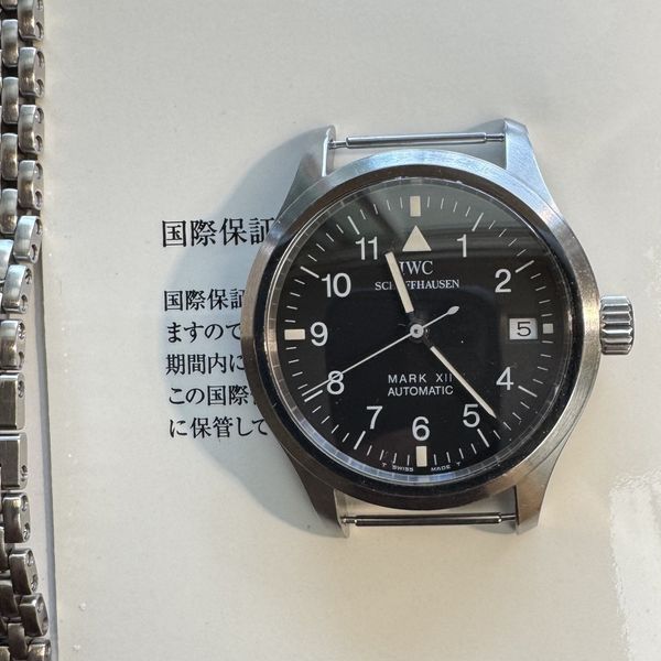 FS: IWC Mark XII IW3241 on Beads of Rice Full Set Box and P…