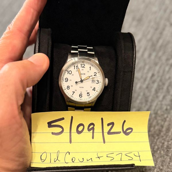 [WTS] Two Vaer S5 (40mm) Field Watches (Black and White Dia…