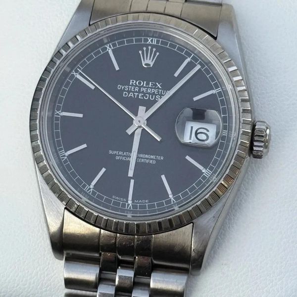 [WTS] Y2K Rolex Mens Datejust 36 16220 - Good Jubilee - Bla…