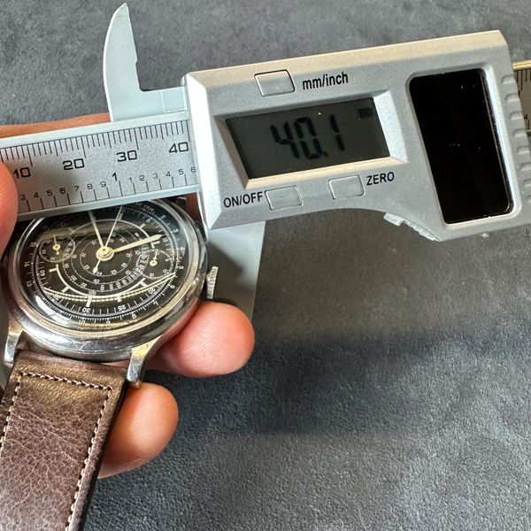 Mapo Chronometre Sector dial, from 1930s Landeron Hahn