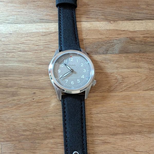 [WTS] Vario A11-S Solar Quartz Grey Field Watch