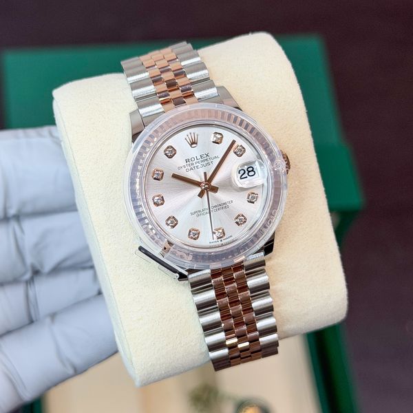 FS: Rolex Datejust 31 NEW 2026 278271 Silver Diamonds Rose …