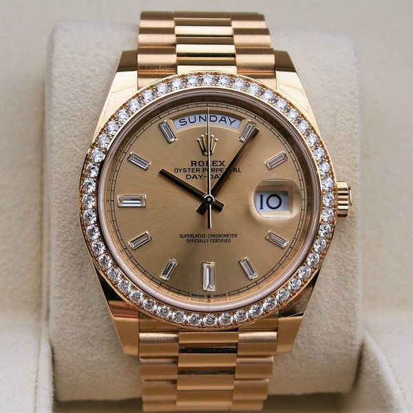 FS: ROLEX 228348 DAY-DATE 40MM WATCH DIAMOND DIAL DIAMOND B…