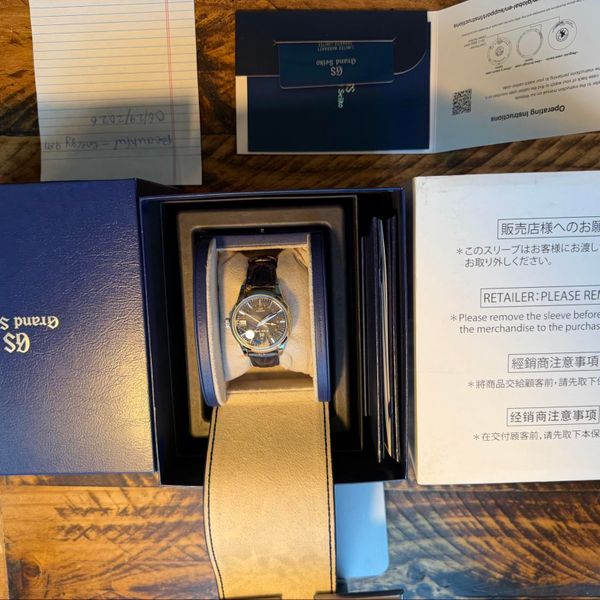 [WTS] Grand Seiko SBGM257 “Moondrop” GMT — Full Set, Dec 20…