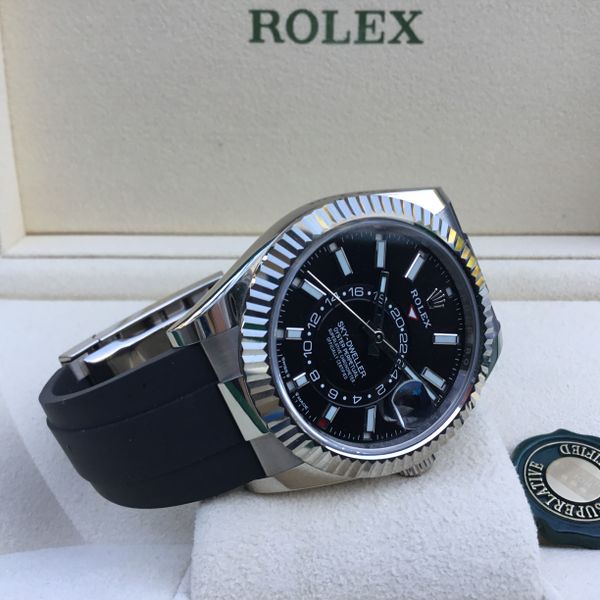 FS: Rolex Oyster Perpetual Sky-Dweller Oysterflex WG 336239
