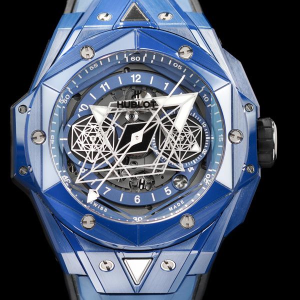 FS: Hublot Big Bang UNICO Sang Bleu II Blue Ceramic 418.EX.…