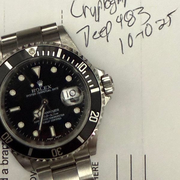 [WTS] Rolex 16610LN Submariner Date - Unpolished + Papers