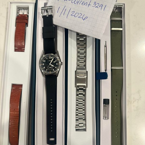 [WTS] Vaer A12 Swiss Made “Dirty Dozen” 40mm — $950