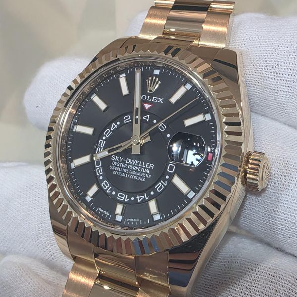 [WTS]🔥2022 ROLEX SKY DWELLER GOLD 326938 COMPLETE MINT GORG…