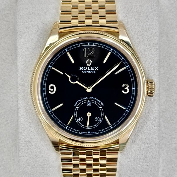 FSOT:NEW 2026 Rolex 1908 39mm 52508 Yellow Gold Settimo Bra…