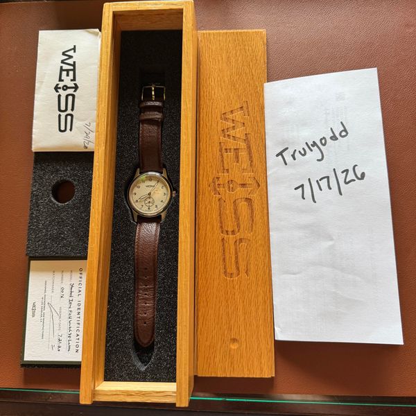 [WTS] Weiss Standard Issue Field Watch - Latte dial - 38mm …