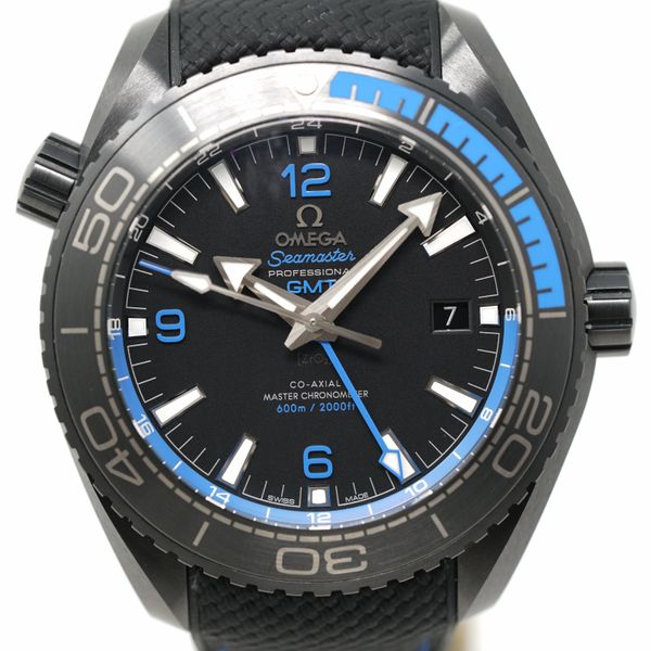 FS: Pre-Owned Omega Seamaster Planet Ocean Deep Black 215.9…