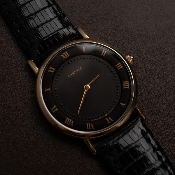 [WTS] Seiko Lassale Ultra Slim Watch | Ref. 5A50-009B | Bla…