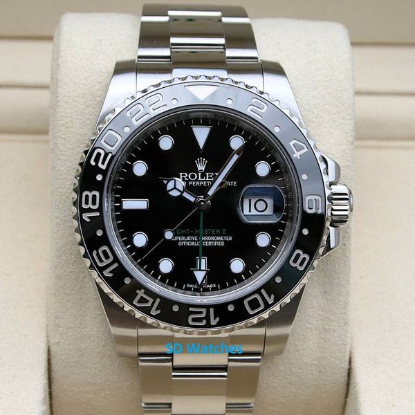 FS: Rolex 116710 GMT Master II Watch Black Bezel