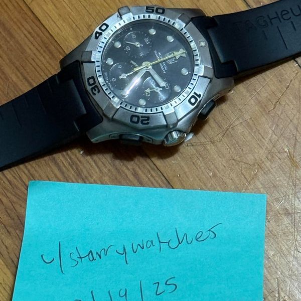 [WTS] Tag Heuer Aquagraph Automatic Chronograph Steel Bezel…