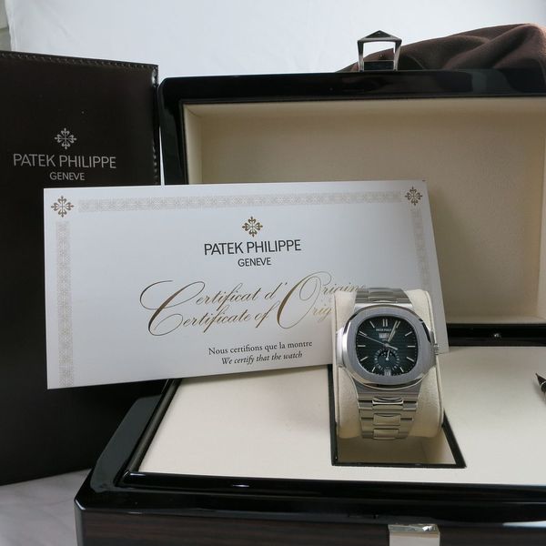 Fs: PATEK PHILIPPE 5726/1A NAUTILUS BLUE COMPLETE SET