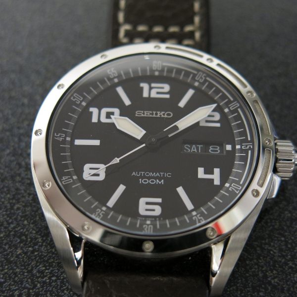 Seiko Pilot Special Project Made in Japan Black Dial Sapphi…