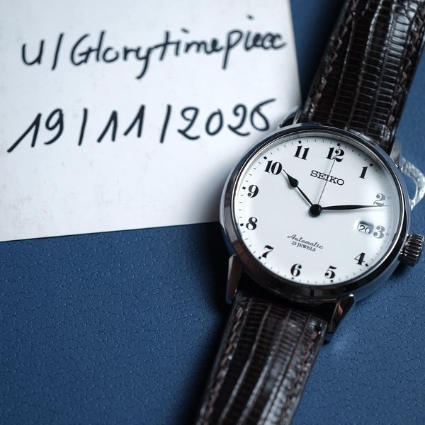 [WTS] Seiko SARX027 "White Enamel" - Serviced & Stunning Dr…