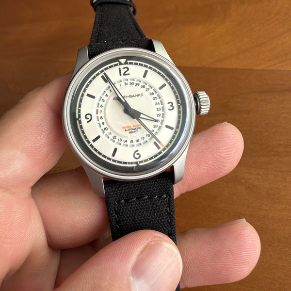 Astor + Banks Terra Scout - White Full Lume Dial