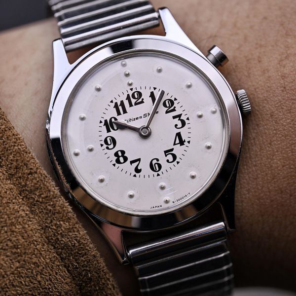 [WTS] Vintage 1960s Citizen Shine Braille / Tactile Watch -…